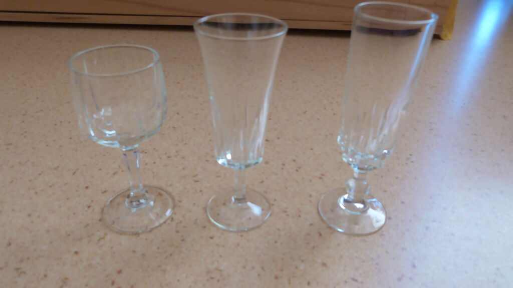 Lot de verres